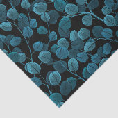 Eucalyptus in blauw tissuepapier (Detail)