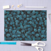 Eucalyptus in blauw tissuepapier (Craft)