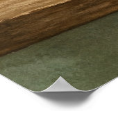 Eucalyptus in een stenen vaas waterverfposter poster (Hoek)