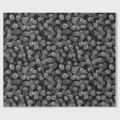 Eucalyptus in gray cadeaupapier (Vlak)