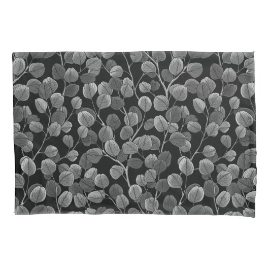 Eucalyptus in grijs kussensloop (Voorkant-Links)