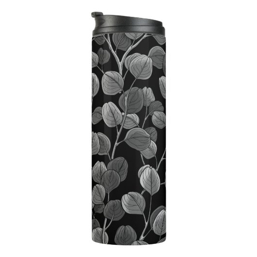 Eucalyptus in grijs thermosbeker (Geroteerd rechts)