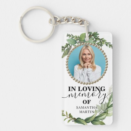 Eucalyptus in het liefdevolle geheugen Sleutelhang Sleutelhanger (Voorkant)