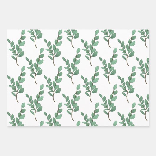 Eucalyptus Inpakpapier Set (Voorkant 3)