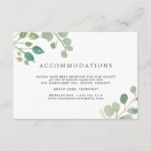 Eucalyptus | Kaart accommodatie (Voorkant)