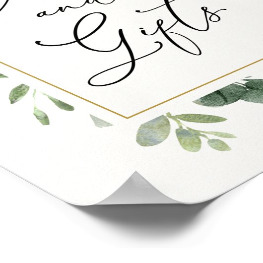 Eucalyptus Kaarten en Cadeaus Poster (Hoek)