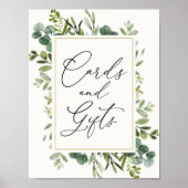 Eucalyptus Kaarten en Cadeaus Poster (Voorkant)