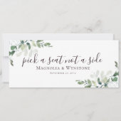 Eucalyptus Kies een Stoel Niet een Kant Kaart (Voorkant)