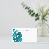 Eucalyptus Klantafspraakkaart Visitekaartje (Staand voorkant)