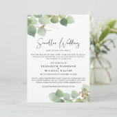 Eucalyptus Kleinere bruidsschat Aankondiging (Staand voorkant)