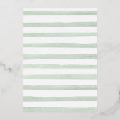 Eucalyptus Koala Beer Twins Navy Baby shower Gold Folie Uitnodiging (Achterkant)