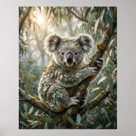 Eucalyptus Koala Kalmeerend Poster