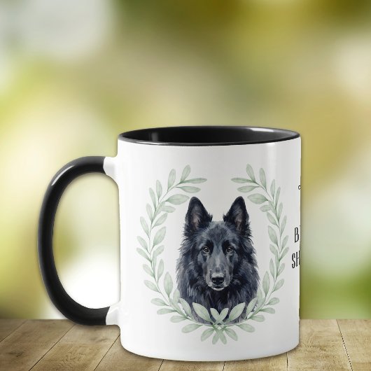 Eucalyptus Krans Belgische Herder Monogram Mok