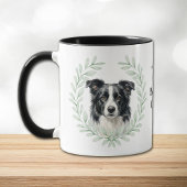 Eucalyptus Krans Border Collie Monogram Mok