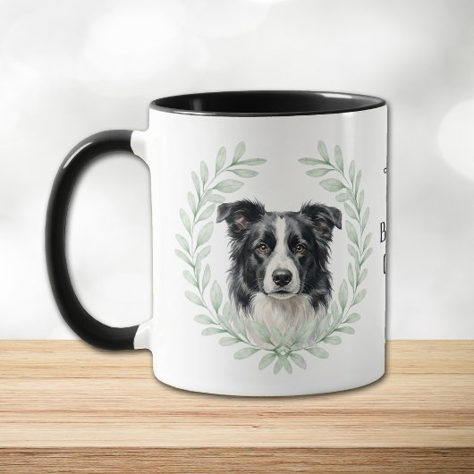 Eucalyptus Krans Border Collie Monogram Mok