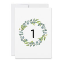 Eucalyptus Krans Botanische Trouwtafel Nummer C