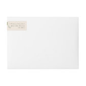 Eucalyptus Krans Cream Envelop Retouradres (Voorkant)