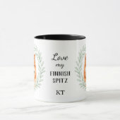 Eucalyptus Krans Finse Spitz Monogram Mok (Midden)