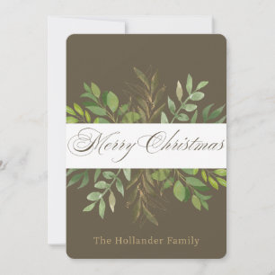 Eucalyptus Krans Foto Kerst Kaart