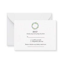 Eucalyptus Krans Huwelijks RSVP 