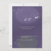 Eucalyptus Krans Lavendel Baby Shower Uitnodiging (Achterkant)