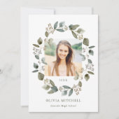 Eucalyptus Krans | Multi Foto Raster Afstuderen Kaart (Voorkant)
