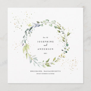 Eucalyptus krans Opslaan van de datum menu