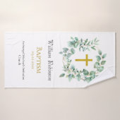 Eucalyptus Krans Orthodoxe Christelijke doop Gift Badhanddoek (Badhanddoek)
