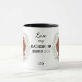 Eucalyptus Krans Rode Dachshund Jachthond Honden M Mok (Midden)