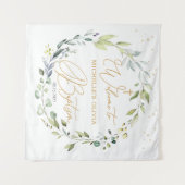 Eucalyptus Kruiden Doopdoek voor Baby Doop Wandkleed (Voorkant (horizontaal))