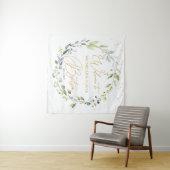 Eucalyptus Kruiden Doopdoek voor Baby Doop Wandkleed (In Situ (horizontaal))