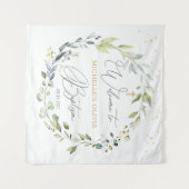 Eucalyptus Kruidendoomp Doopfeest  Wandkleed (Voorkant (horizontaal))