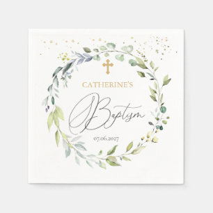 Eucalyptus Kruidenkruidenkruid-Baby baptisme Servet