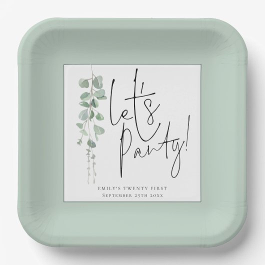 Eucalyptus laat de Naam van het Manuscript van de  Papieren Bordje (Voorkant)