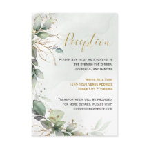 Eucalyptus laat Golden Greenery-receptiedetails ac