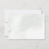 Eucalyptus laat gouden groen achter RSVP (Achterkant)