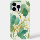 Eucalyptus laat groen en goud ontwerp Case-Mate iPhone case (Achterkant)