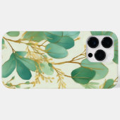 Eucalyptus laat groen en goud ontwerp Case-Mate iPhone case (Achterkant (horizontaal))