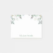 Eucalyptus laat groene Waterverf na notities Post-it® Notes (Voorkant)