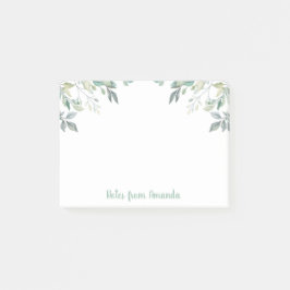 Eucalyptus laat groene Waterverf na notities Post-it® Notes