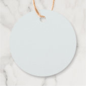 Eucalyptus Laat liefde groeien Plant Favor Classic Bedankjes Labels (Achterkant)