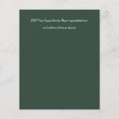 Eucalyptus laat natuurlijk groen huwelijk over (Achterkant)