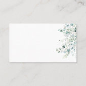 Eucalyptus laat zien hoeveel kussen er in spelen plaatskaartje (Achterkant)