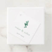 Eucalyptus label, Minimaal groen Bedankjes Labels (In situ)