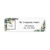 Eucalyptus-label voor bedrijfsretour van logo etiket (Voorkant)
