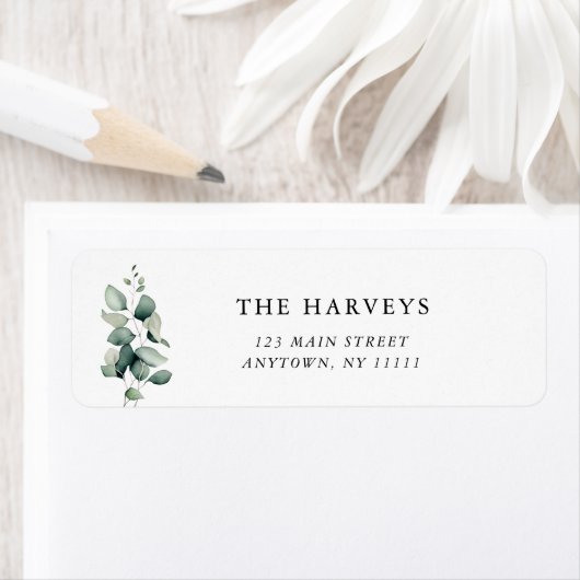 Eucalyptus-label waterverf etiket (Insitu)