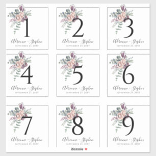 Eucalyptus-labels voor wijnflessen sticker