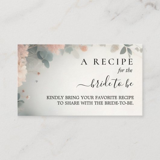 Eucalyptus Lace Tule Dusty Blue Vrijgezellenfeest Informatiekaartje (Voorkant)