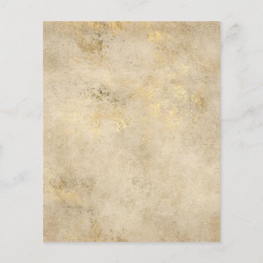 Eucalyptus Lavendel Geometrisch Goud Bruiloft Flyer (Achterkant)