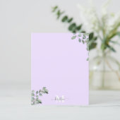 Eucalyptus Lavender Custom Name (Staand voorkant)